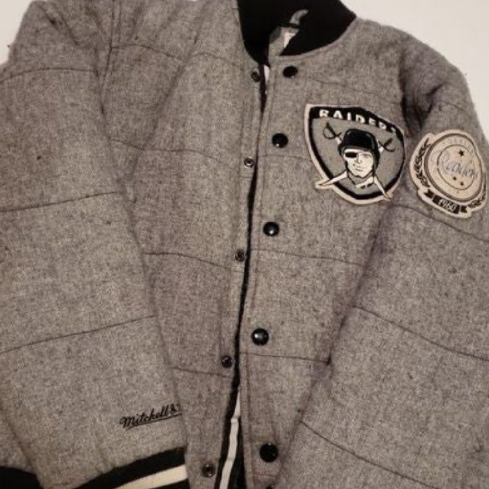 Oakland Raiders Mitchell and Ness Jacket